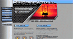 Desktop Screenshot of dsmachineworks.com