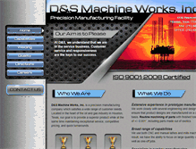 Tablet Screenshot of dsmachineworks.com